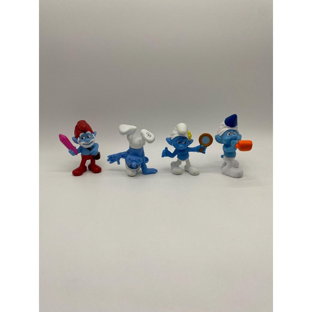 2013 McDonald's Peyo The Smurfs Happy Meal Toy Set